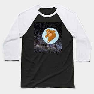 Space Bubble Bear Baseball T-Shirt